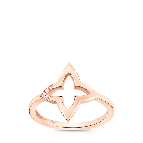 Categories Rings Ombre Blossom Ring, Pink Gold and Diamonds | Louis Vuitton ® (Product zoom)