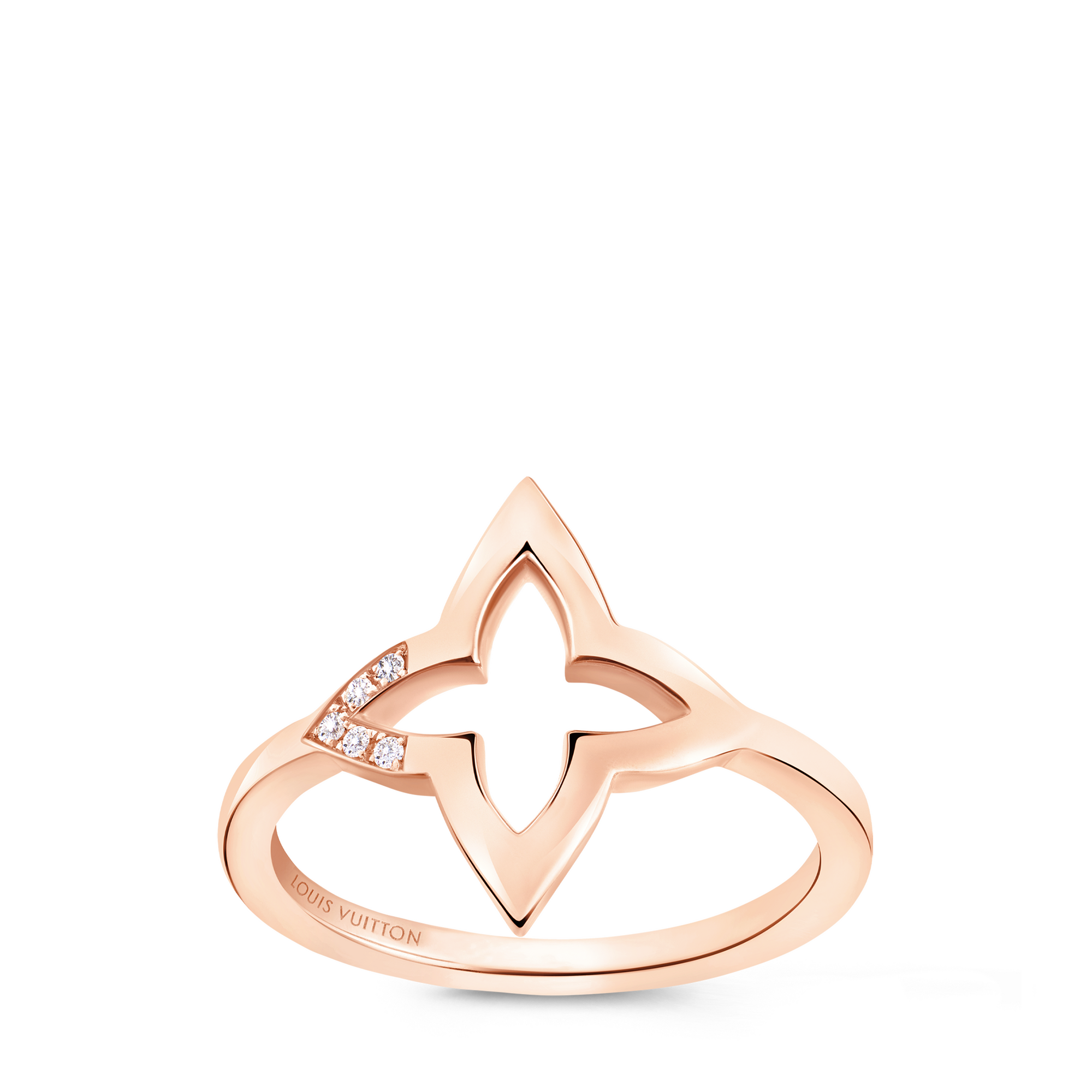  Categories Rings Ombre Blossom Ring, Pink Gold and Diamonds | Louis Vuitton ® (Product zoom)