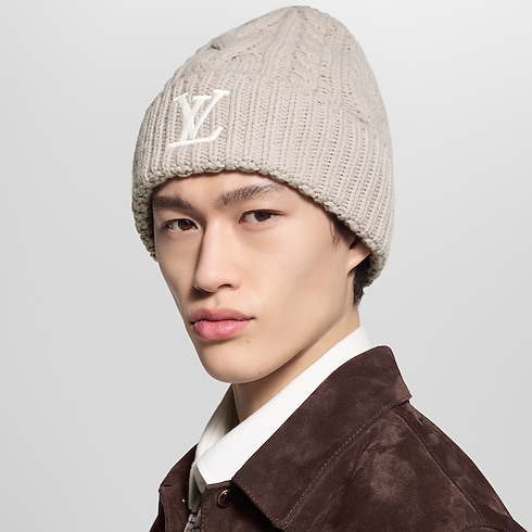 S00 Accessories Hats, Beanies and Gloves Only LV Mini Cable Beanie | Louis Vuitton ® (Product zoom)