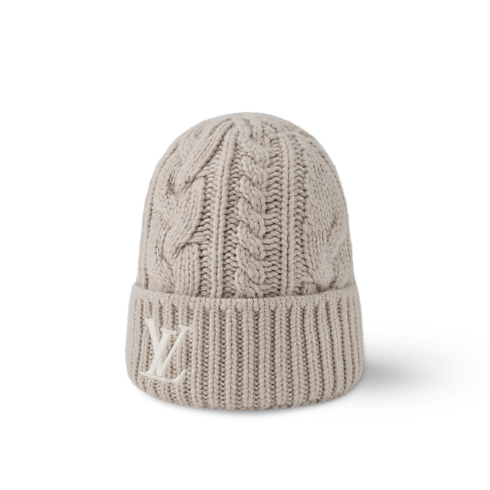 S00 Accessories Hats, Beanies and Gloves Only LV Mini Cable Beanie | Louis Vuitton ® (Product zoom)