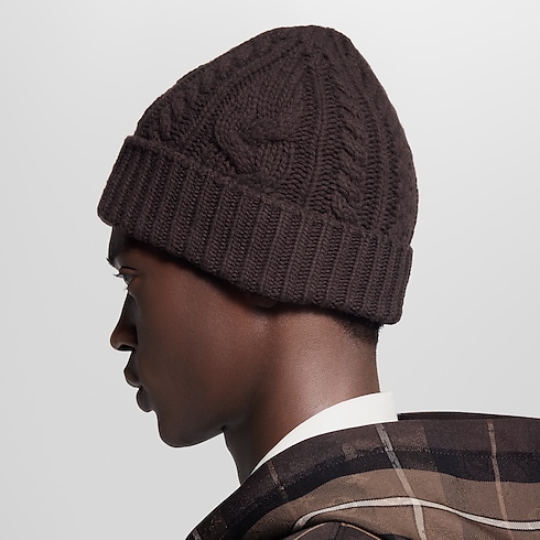 S00 Accessories Hats, Beanies and Gloves Only LV Mini Cable Beanie | Louis Vuitton ® (Product zoom)