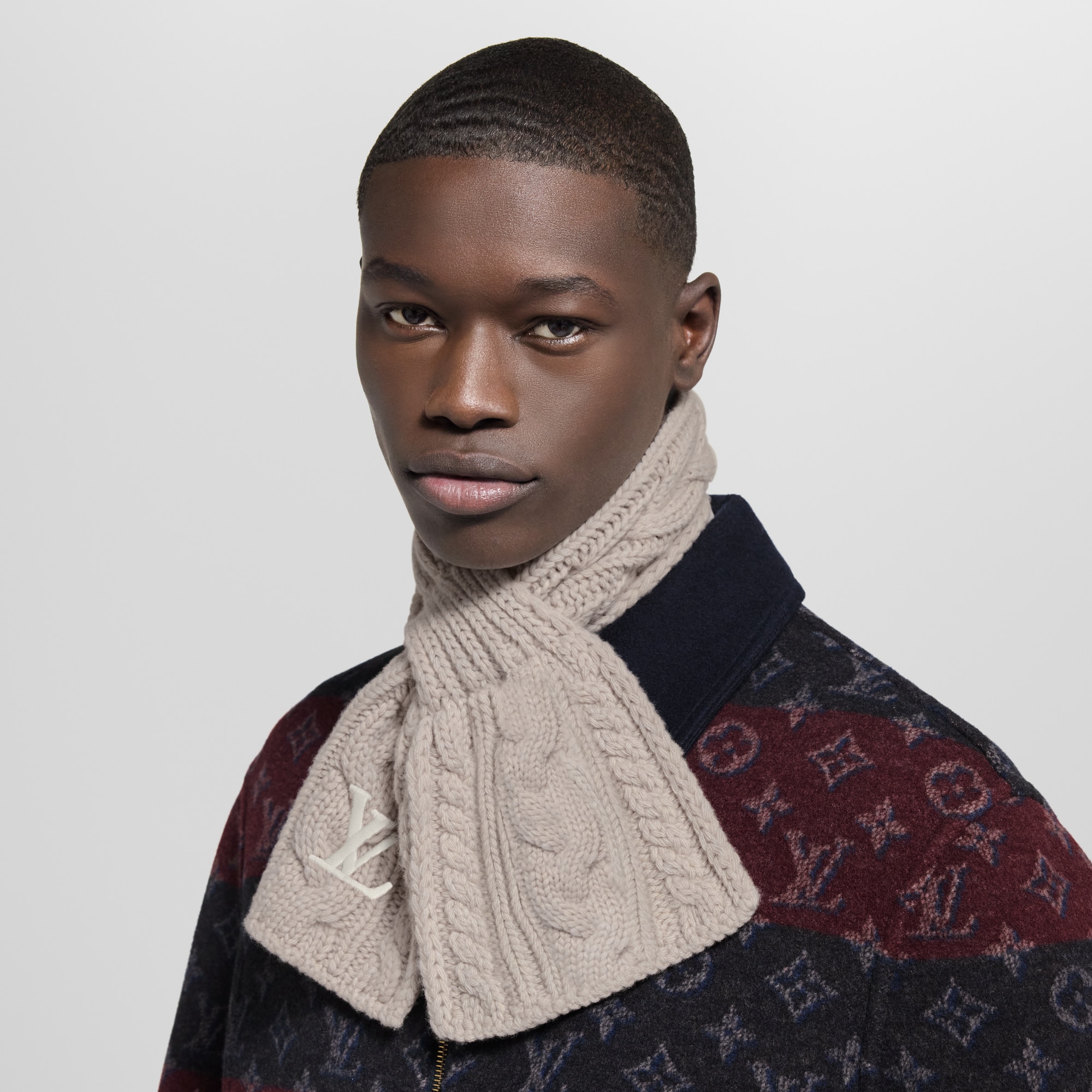 S00 Accessories Scarves Only LV Mini Cable Scarf | Louis Vuitton ® (Product zoom)