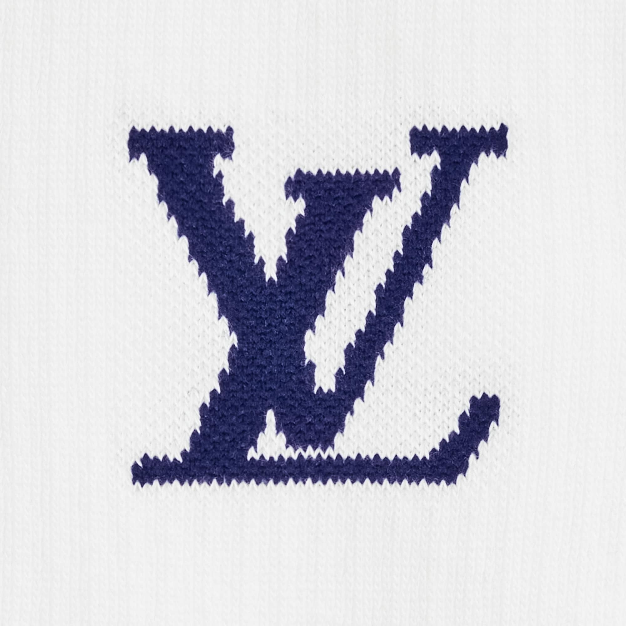 LOUIS VUITTON Only LV Socks White Blue Not Applicable Acc. Size M LOUIS VUITTON Only LV Socks White Blue Not Applicable Acc. Size M