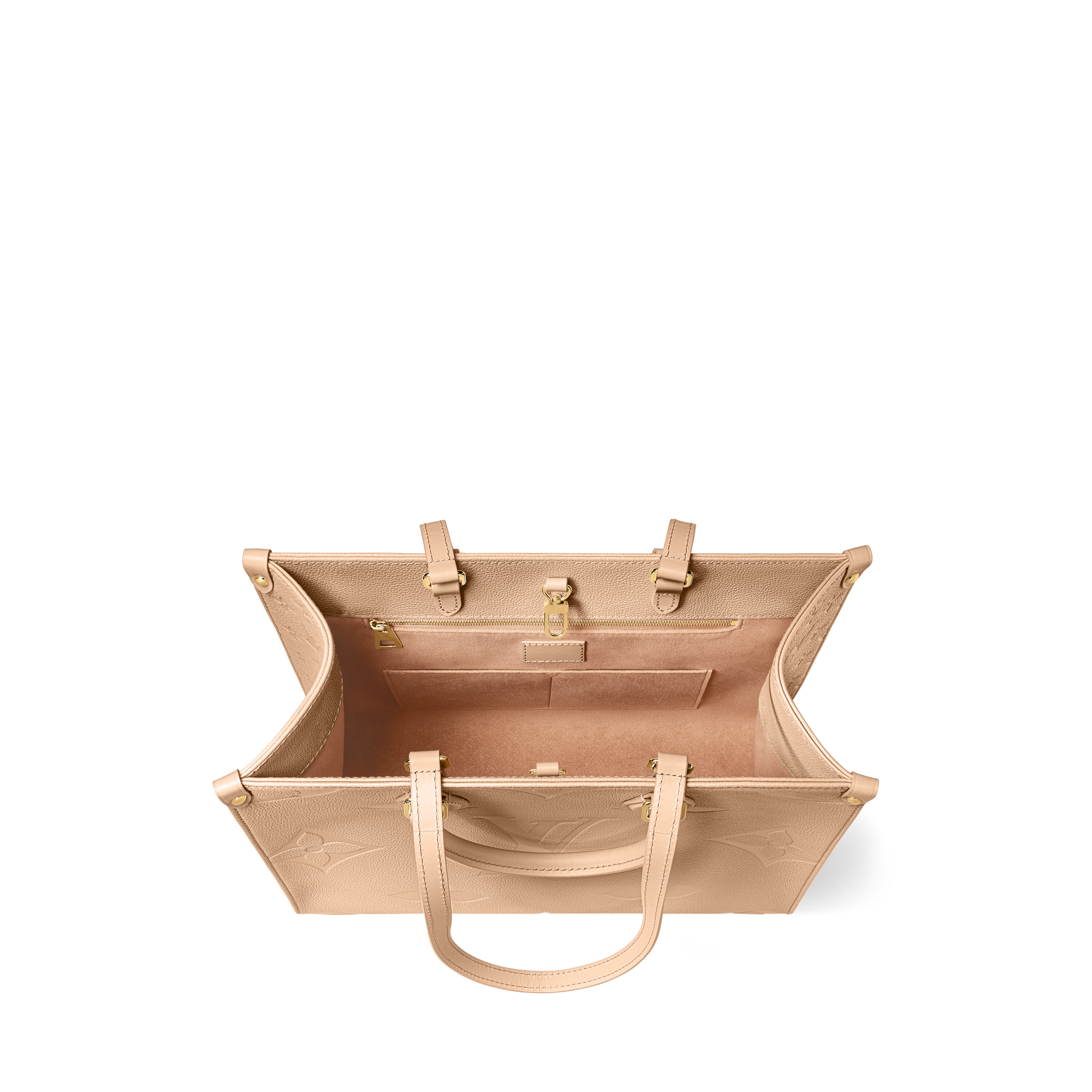 Monogram Empreinte Leather Handbags All Collections OnTheGo MM | Louis Vuitton ® (Product zoom)