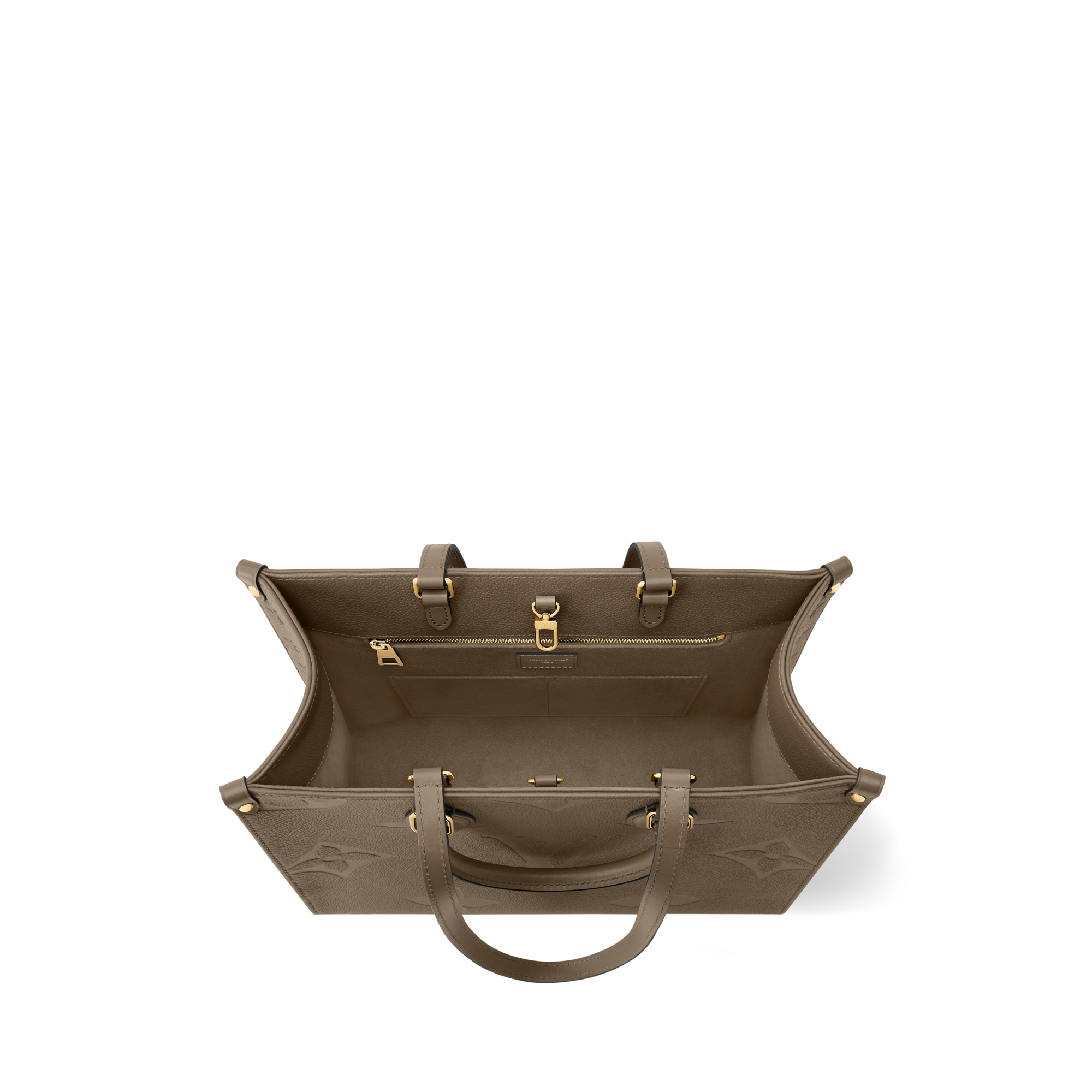 Monogram Empreinte Leather Handbags All Collections Onthego MM | Louis Vuitton ® (Product zoom)