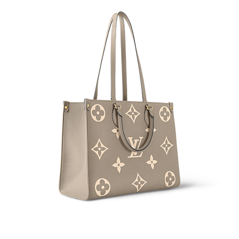 Bicolor Monogram Empreinte Leather Handbags All Collections OnTheGo MM | Louis Vuitton ® (Product zoom)
