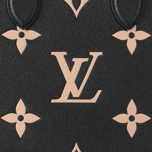 Bicolor Monogram Empreinte Leather Handbags All Collections OnTheGo MM | Louis Vuitton ® (Product zoom)