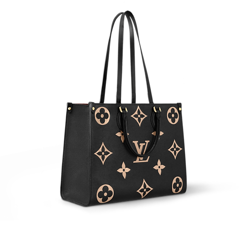 Bicolor Monogram Empreinte Leather Handbags All Collections OnTheGo MM | Louis Vuitton ® (Product zoom)