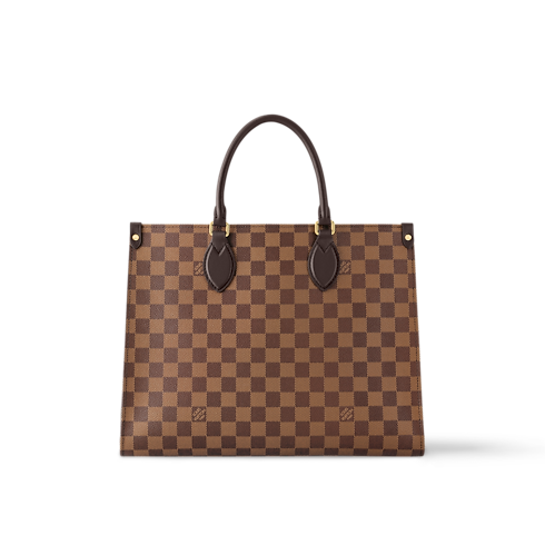 Damier Ebene Women's Bags LV Icons OnTheGo MM | Louis Vuitton ® (Product zoom)