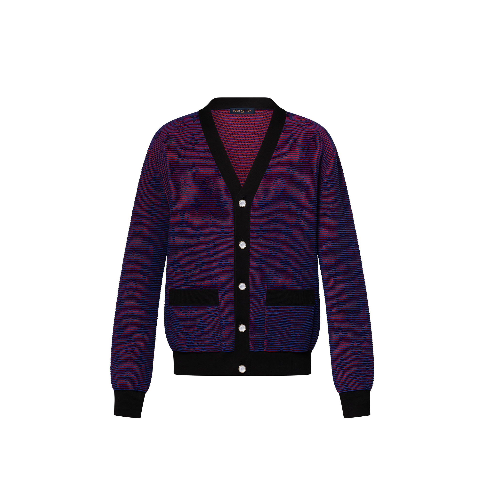 Optical Monogram Jacquard Cardigan