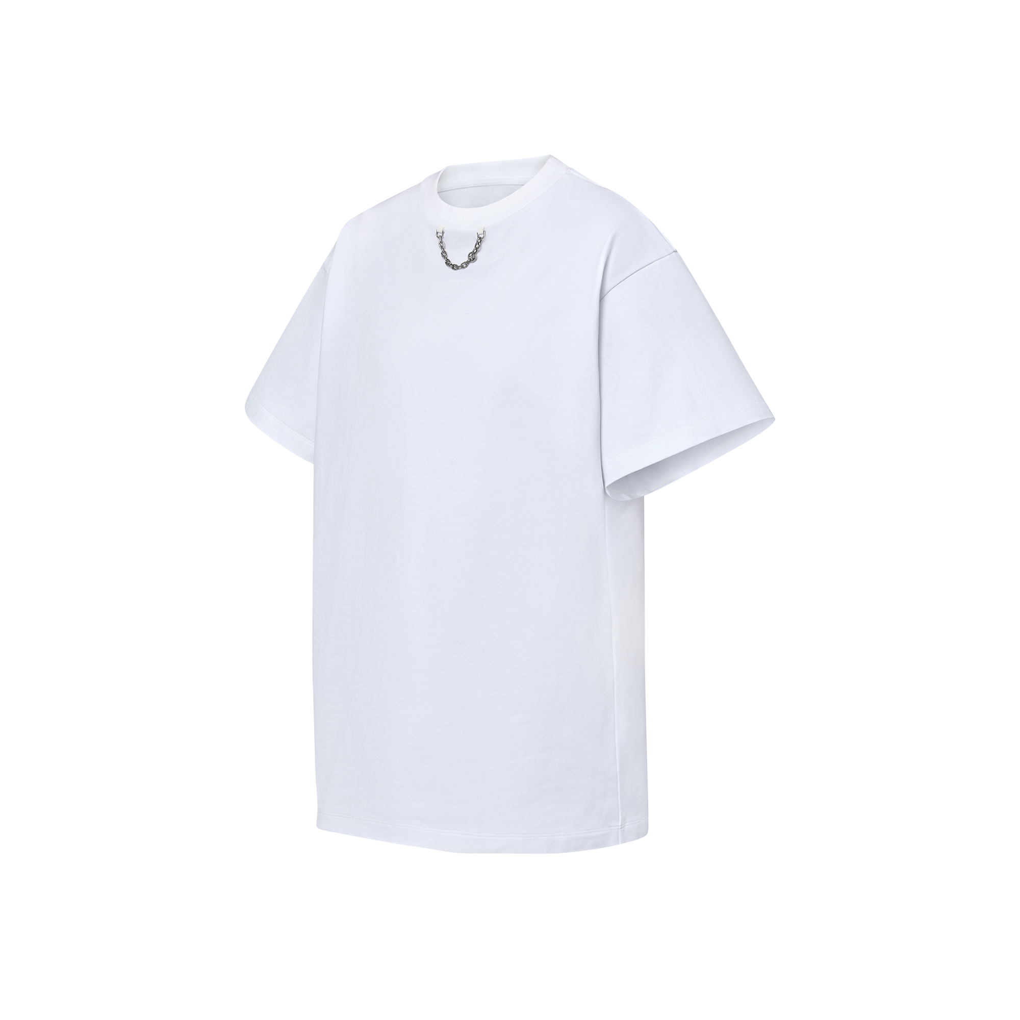 LOUIS VUITTON ホワイト Tシャツ Lサイズ Oversized Chain Detail T 