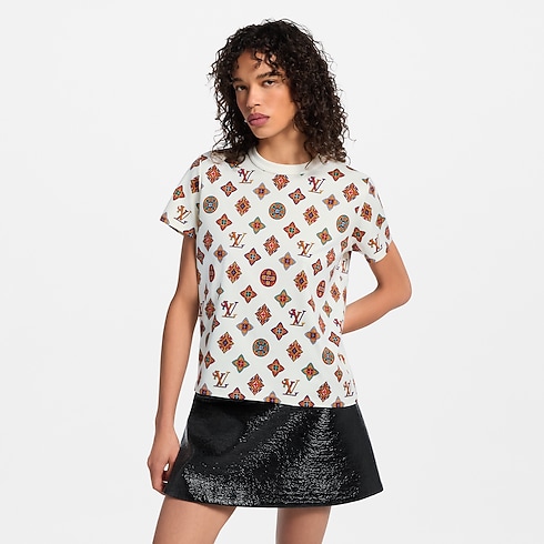 Ready-to-Wear Tops Paisley Monogram T-Shirt | Louis Vuitton ® (Product zoom)