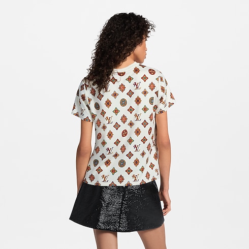 Ready-to-Wear Tops Paisley Monogram T-Shirt | Louis Vuitton ® (Product zoom)