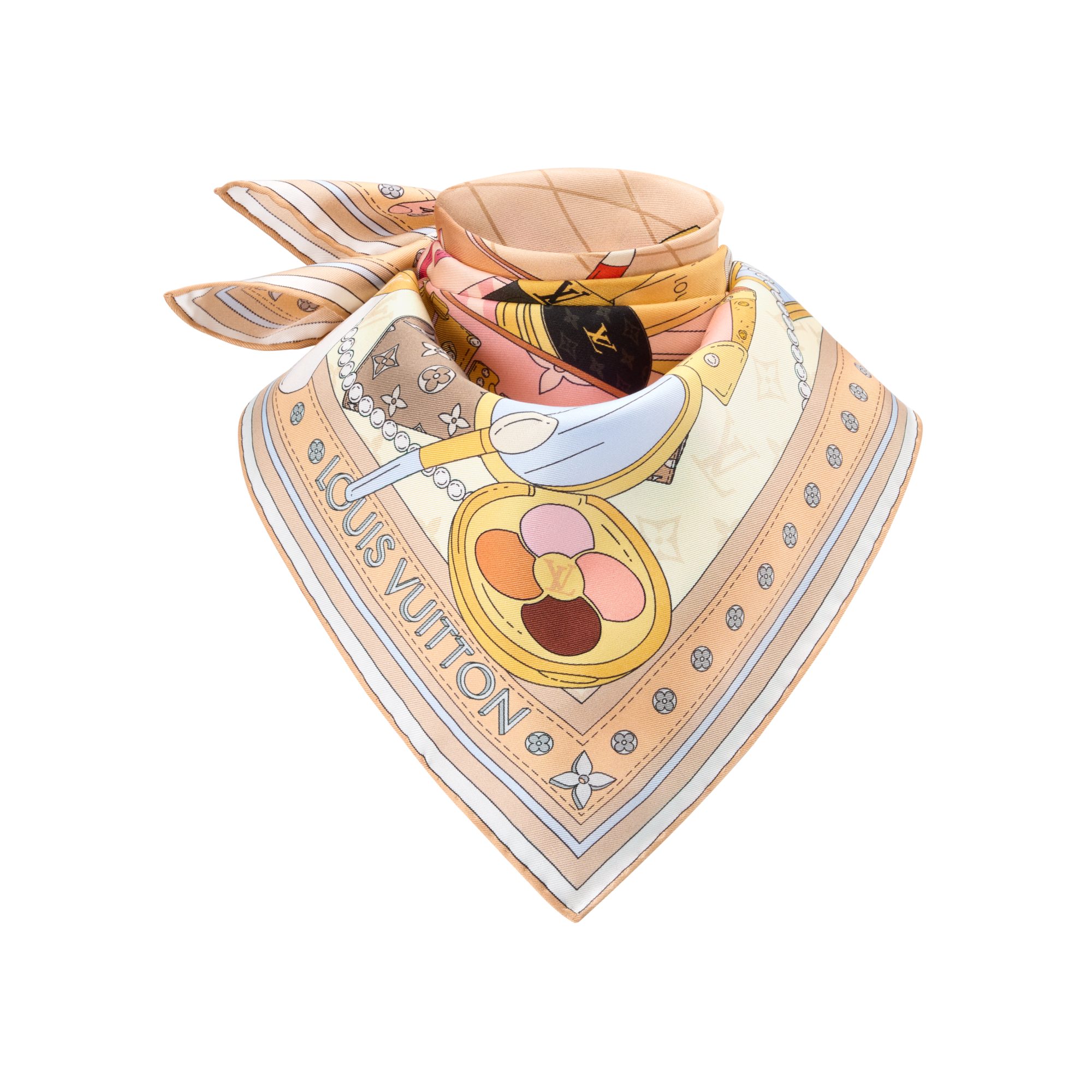 S00 Accessories Silk Squares and Bandeaus  Paris En Beaute Square 55 | Louis Vuitton ® (Product zoom)