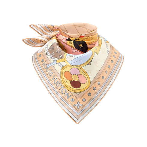S00 Accessories Silk Squares and Bandeaus Paris En Beaute Square 55 | Louis Vuitton ® (Product zoom)