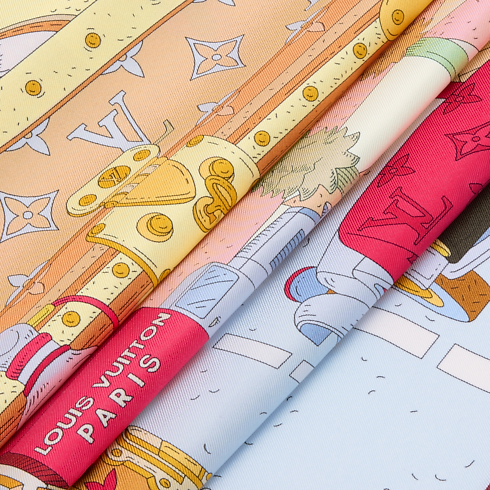 S00 Accessories Silk Squares and Bandeaus Paris En Beaute Square 90 | Louis Vuitton ® (Product zoom)