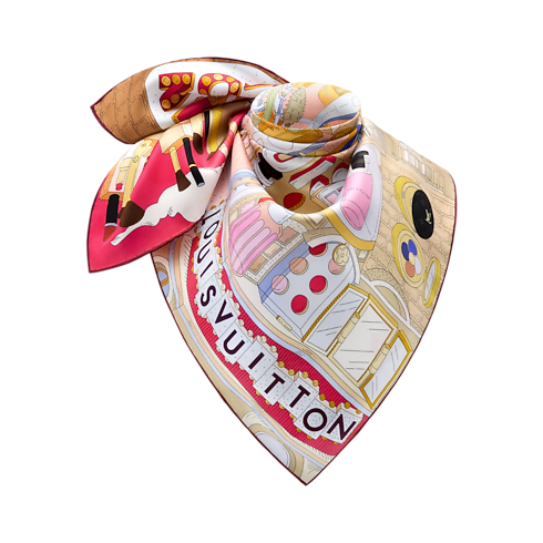 S00 Accessories Silk Squares and Bandeaus Paris En Beaute Square 90 | Louis Vuitton ® (Product zoom)
