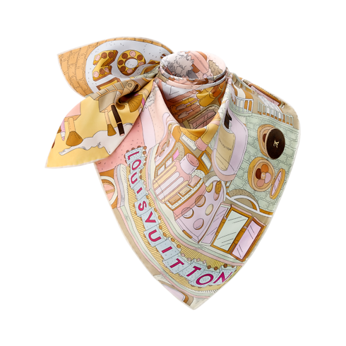 S00 Accessories Silk Squares and Bandeaus Paris En Beaute Square 90 | Louis Vuitton ® (Product zoom)