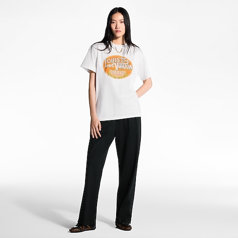 Ready-to-Wear Tops Paris Travel Stamp T-Shirt | Louis Vuitton ® (Product zoom)