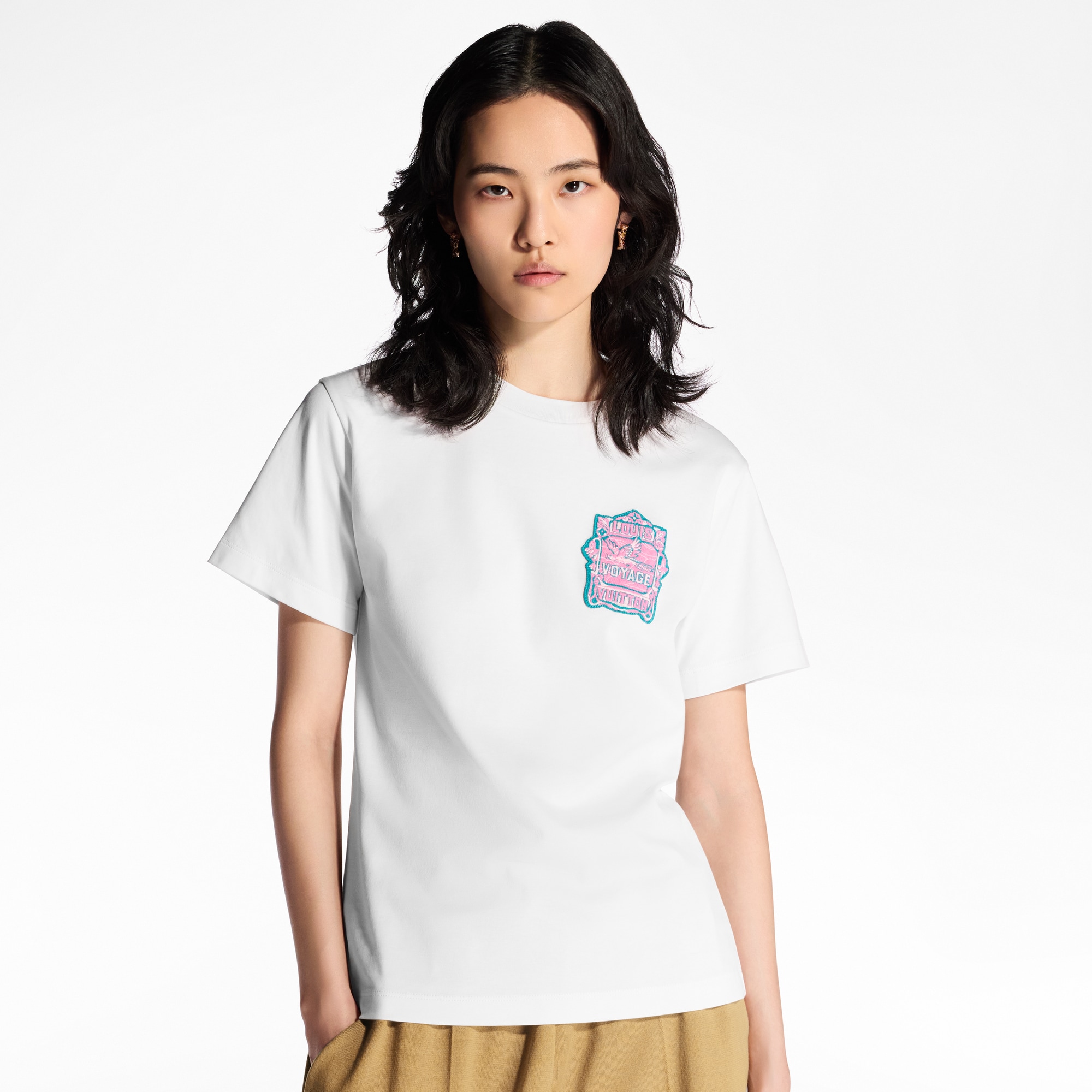  Ready-to-Wear Tops Parrot Patch T-Shirt | Louis Vuitton ® (Product zoom)