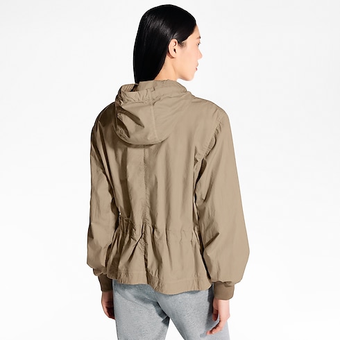 Ready-to-Wear Coats and Jackets Peach-Effect Peplum Parka | Louis Vuitton ® (Product zoom)