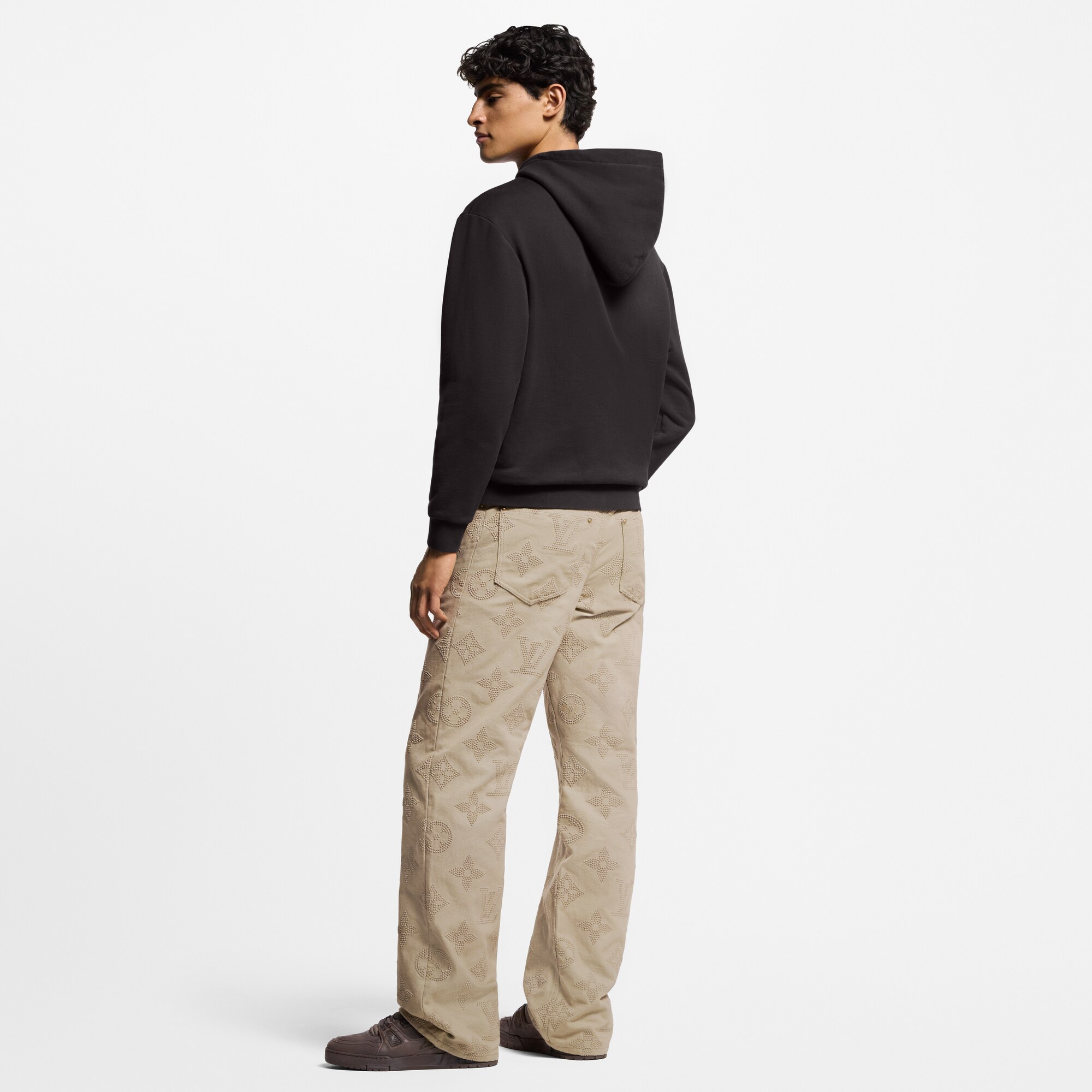  Ready-to-Wear All Ready-to-Wear Pearl-Embellished Hoodie | Louis Vuitton ® (Product zoom)