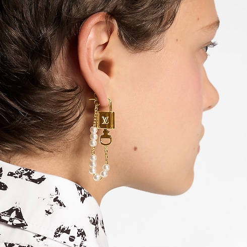 S00 Fashion Jewelry Earrings Pearlock Earrings | Louis Vuitton ® (Product zoom)