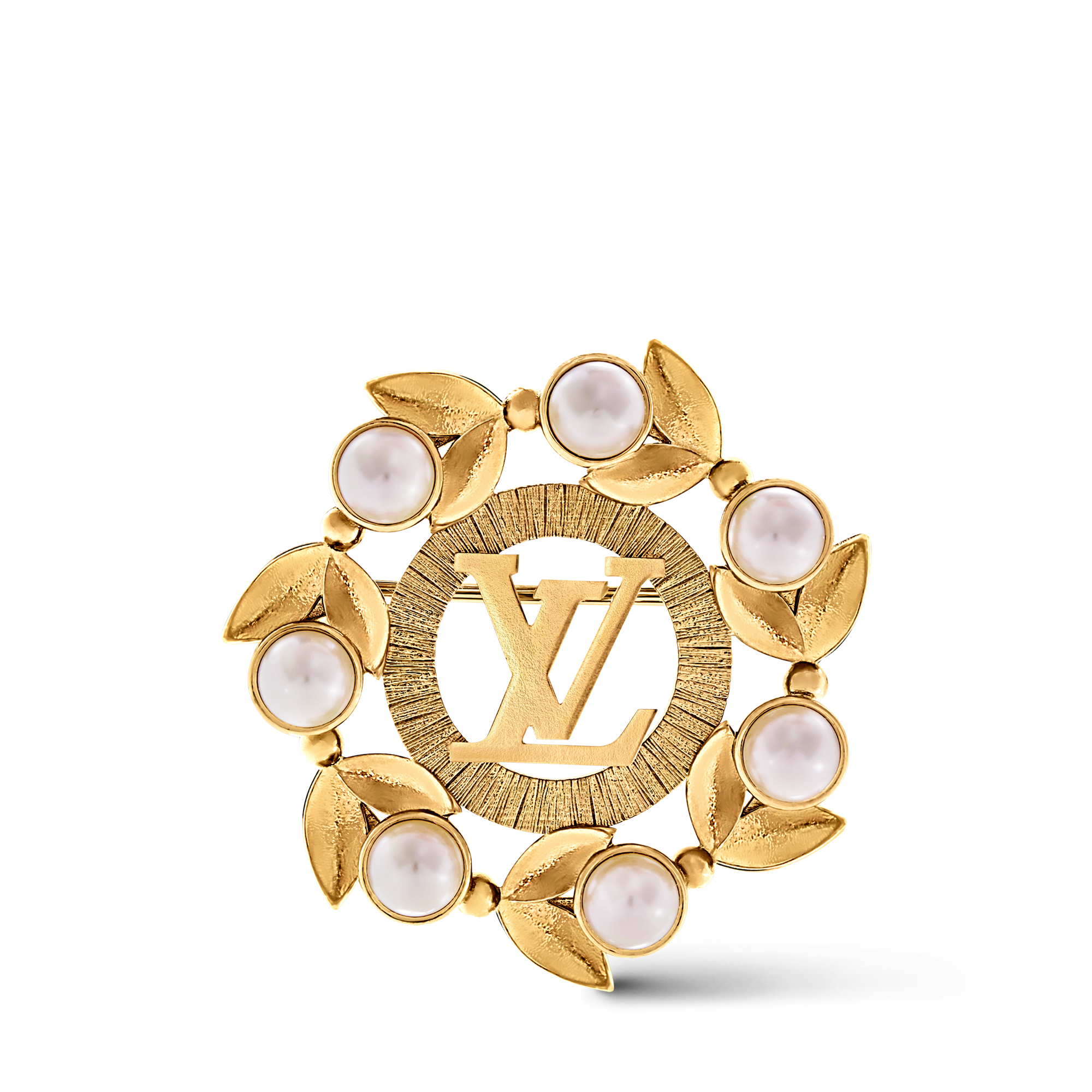 S00 Fashion Jewelry Fashion Jewelry Pearls Flower  Brooch | Louis Vuitton ® (Product zoom)