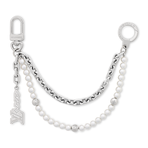 S00 Accessories Key Holders and Bag Charms Pearls Mini Chain Belt | Louis Vuitton ® (Product zoom)