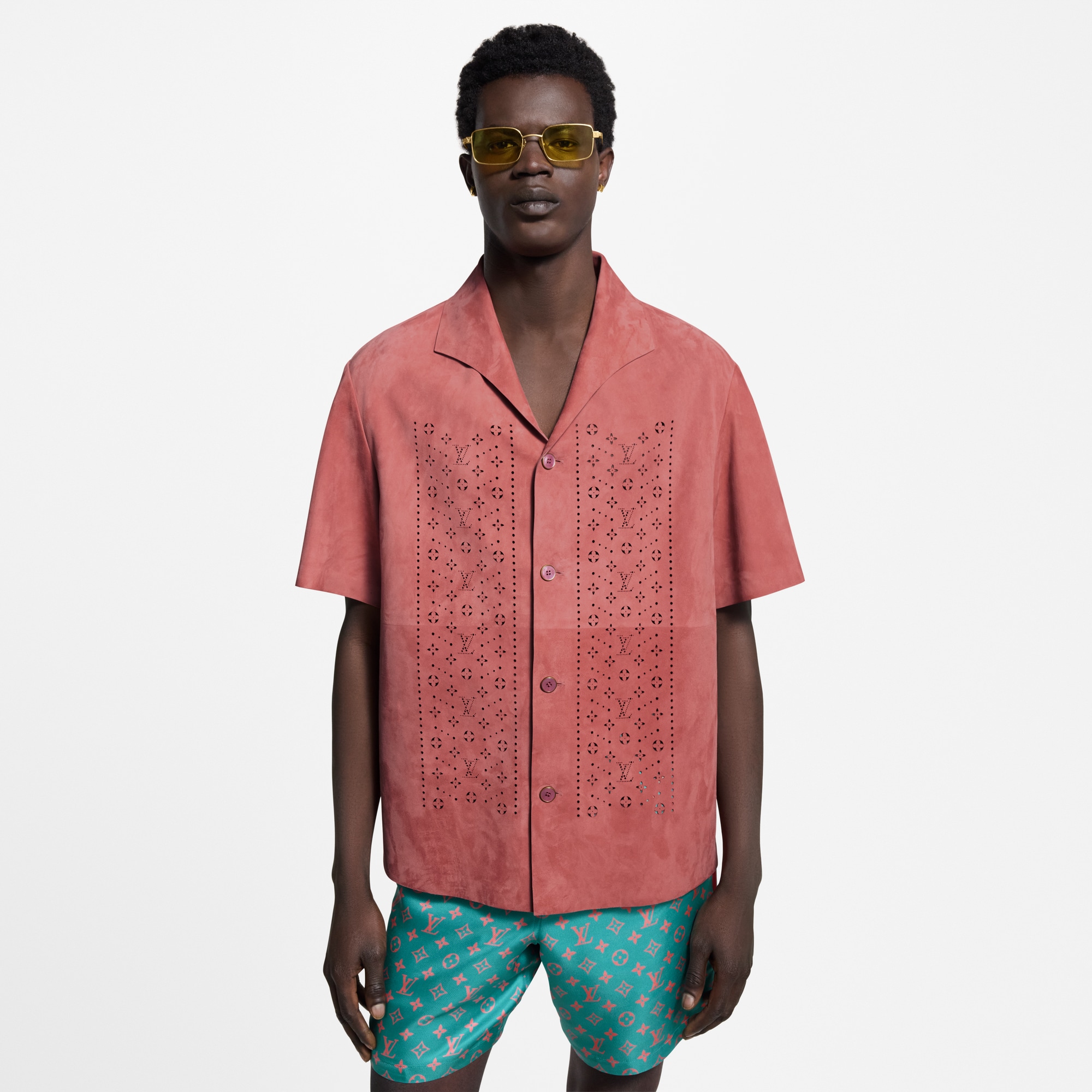  Ready-to-Wear Shirts Perforated Leather Shirt | Louis Vuitton ® (Product zoom)