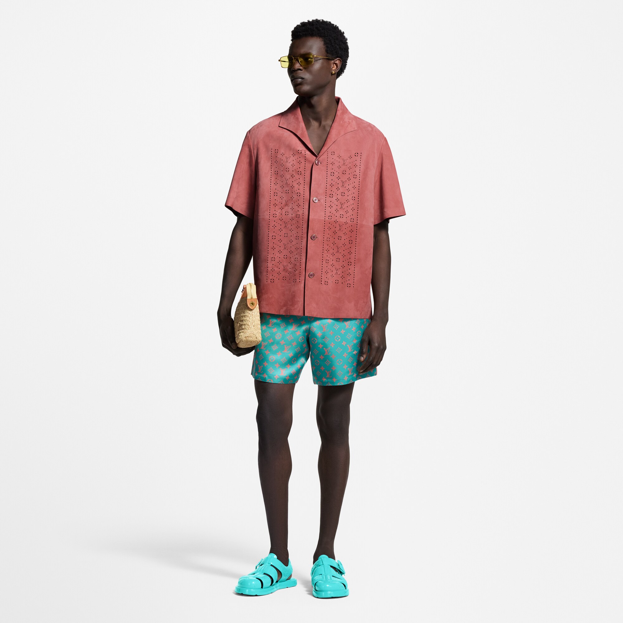  Ready-to-Wear Shirts Perforated Leather Shirt | Louis Vuitton ® (Product zoom)