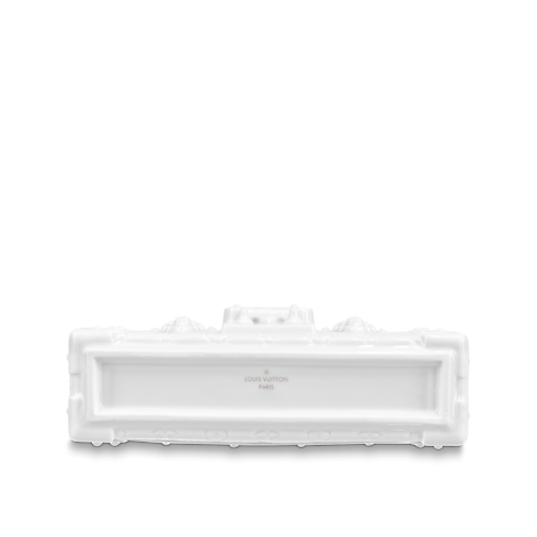 Monogram Highlights Art of Living Campaign Petite Malle Porcelain Vase | Louis Vuitton ® (Product zoom)