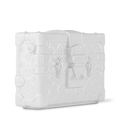 Monogram Highlights Art of Living Campaign Petite Malle Porcelain Vase | Louis Vuitton ® (Product zoom)