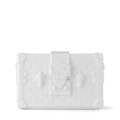 Monogram Highlights Art of Living Campaign Petite Malle Porcelain Vase | Louis Vuitton ® (Product zoom)