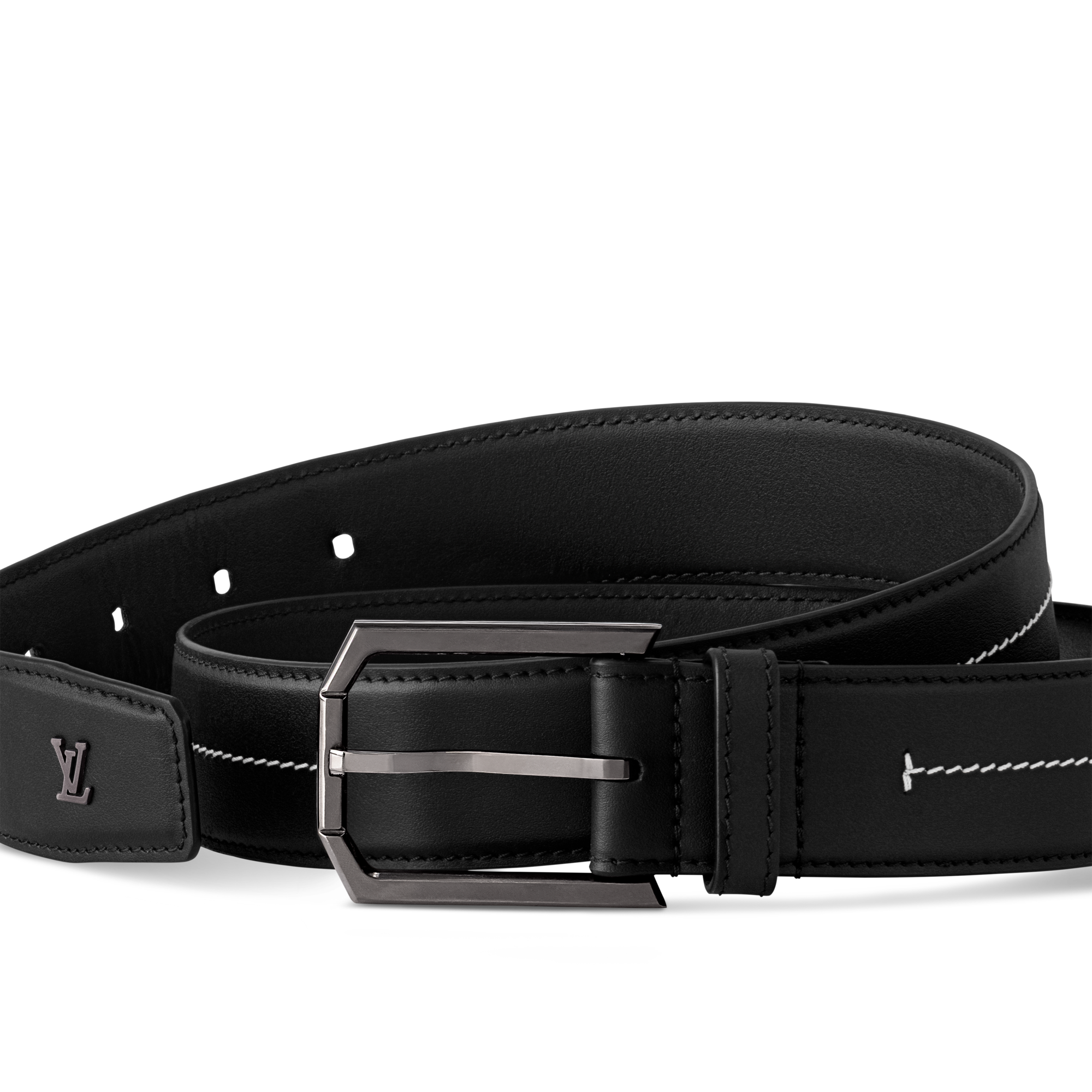  Accessories Belts Pin Heritage Stitch 35mm Belt | Louis Vuitton ® (Product zoom)