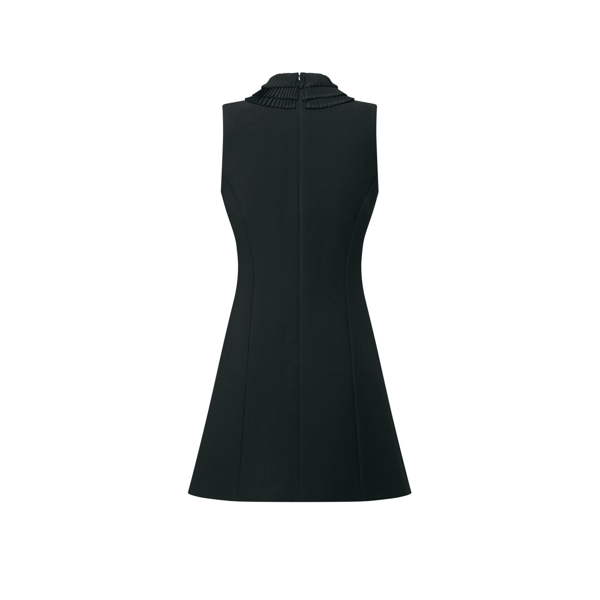  Ready-to-Wear Dresses Pleat Collar Fitted Dress | Louis Vuitton ® (Product zoom)