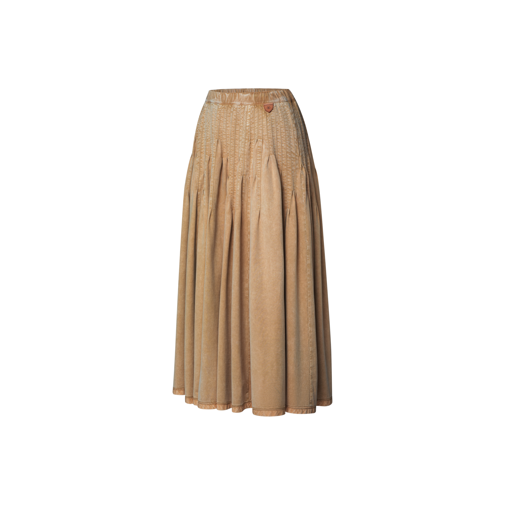  Ready-to-Wear Skirts and Shorts Pleated Jersey Maxi Skirt | Louis Vuitton ® (Product zoom)