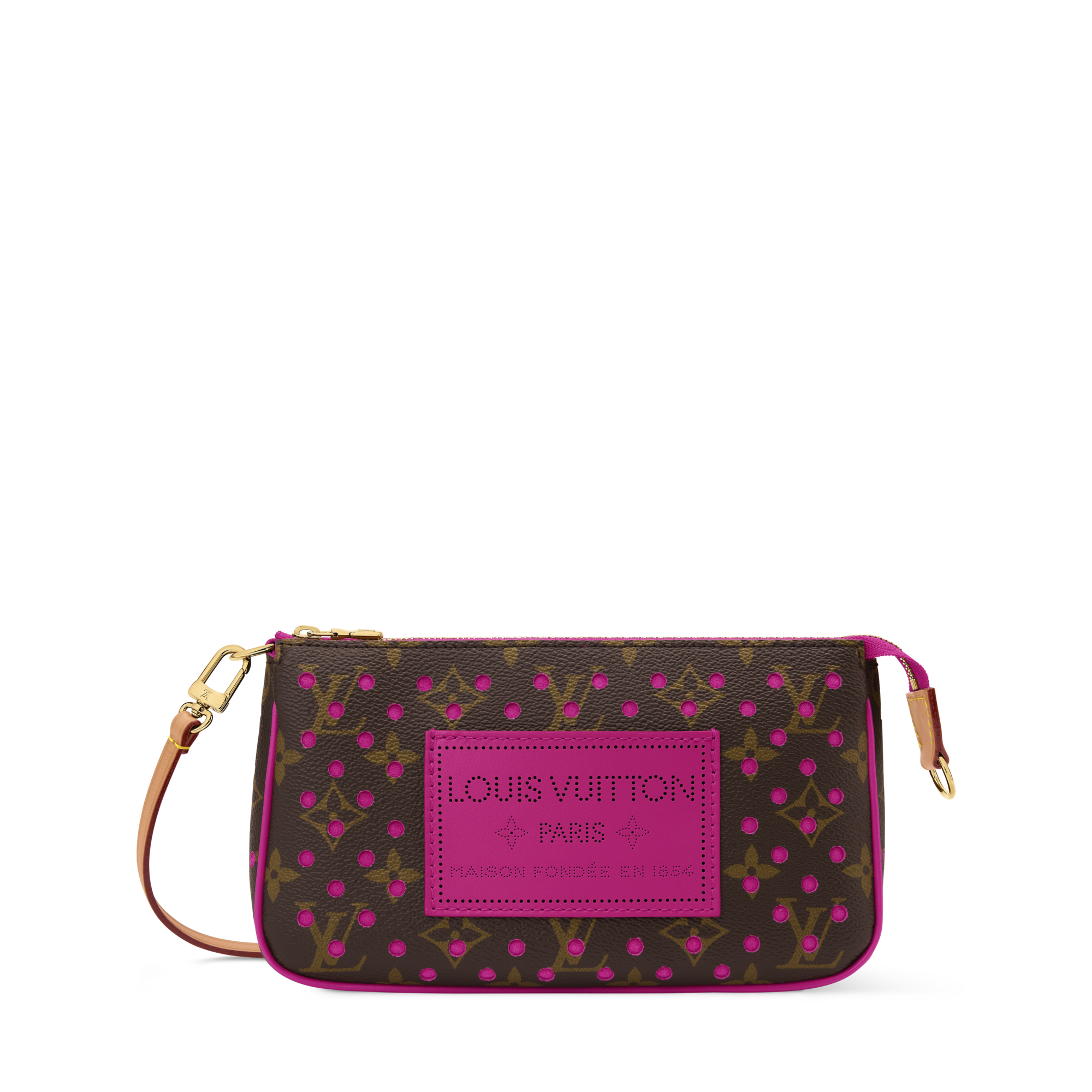未使用品 Louis Vuitton ボワット・スコット (ラウンド/ピンク) ルイ 