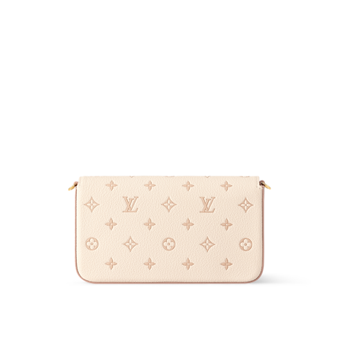 Monogram Empreinte Leather Small Leather Goods Wallets on Chain and Nano Bags Pochette Félicie | Louis Vuitton ® (Product zoom)