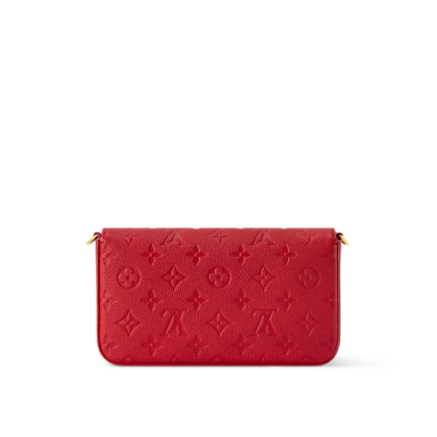 Monogram Empreinte Leather Small Leather Goods Wallets on Chain and Nano Bags Pochette Félicie | Louis Vuitton ® (Product zoom)