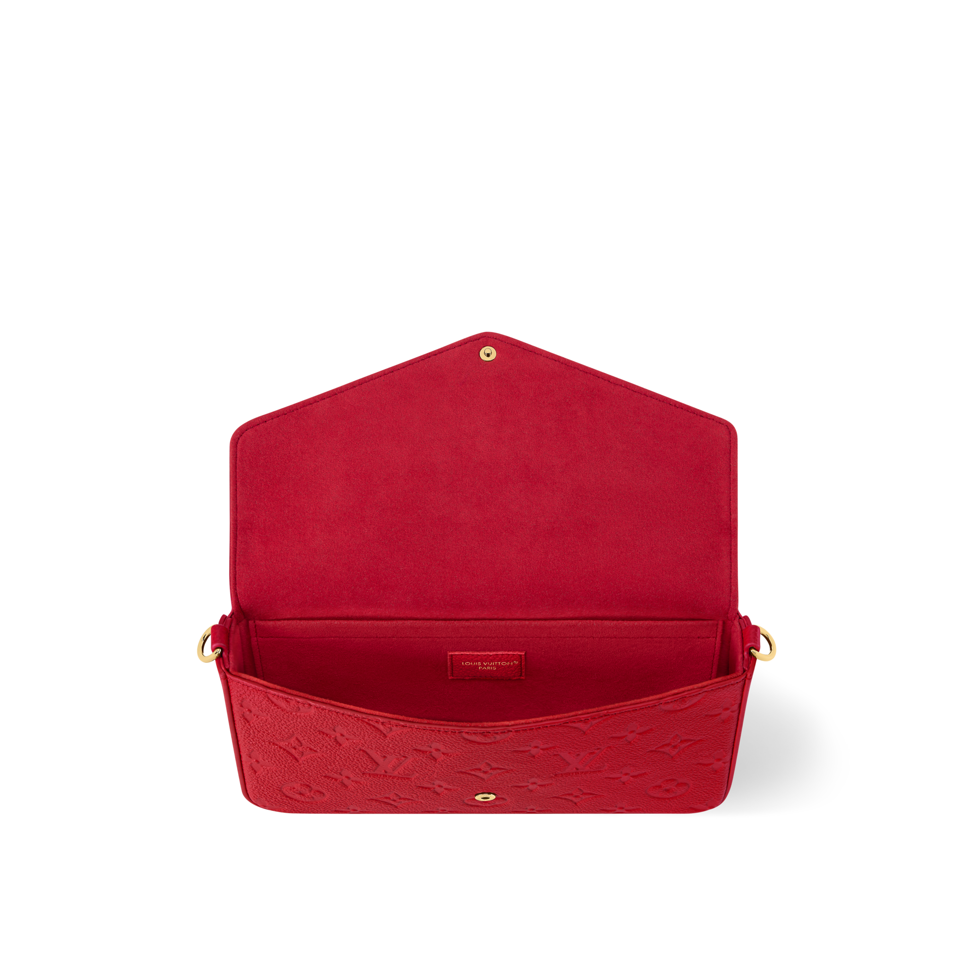 Monogram Empreinte Leather Small Leather Goods Wallets on Chain and Nano Bags Pochette Félicie | Louis Vuitton ® (Product zoom)