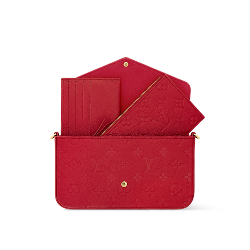 Monogram Empreinte Leather Small Leather Goods Wallets on Chain and Nano Bags Pochette Félicie | Louis Vuitton ® (Product zoom)