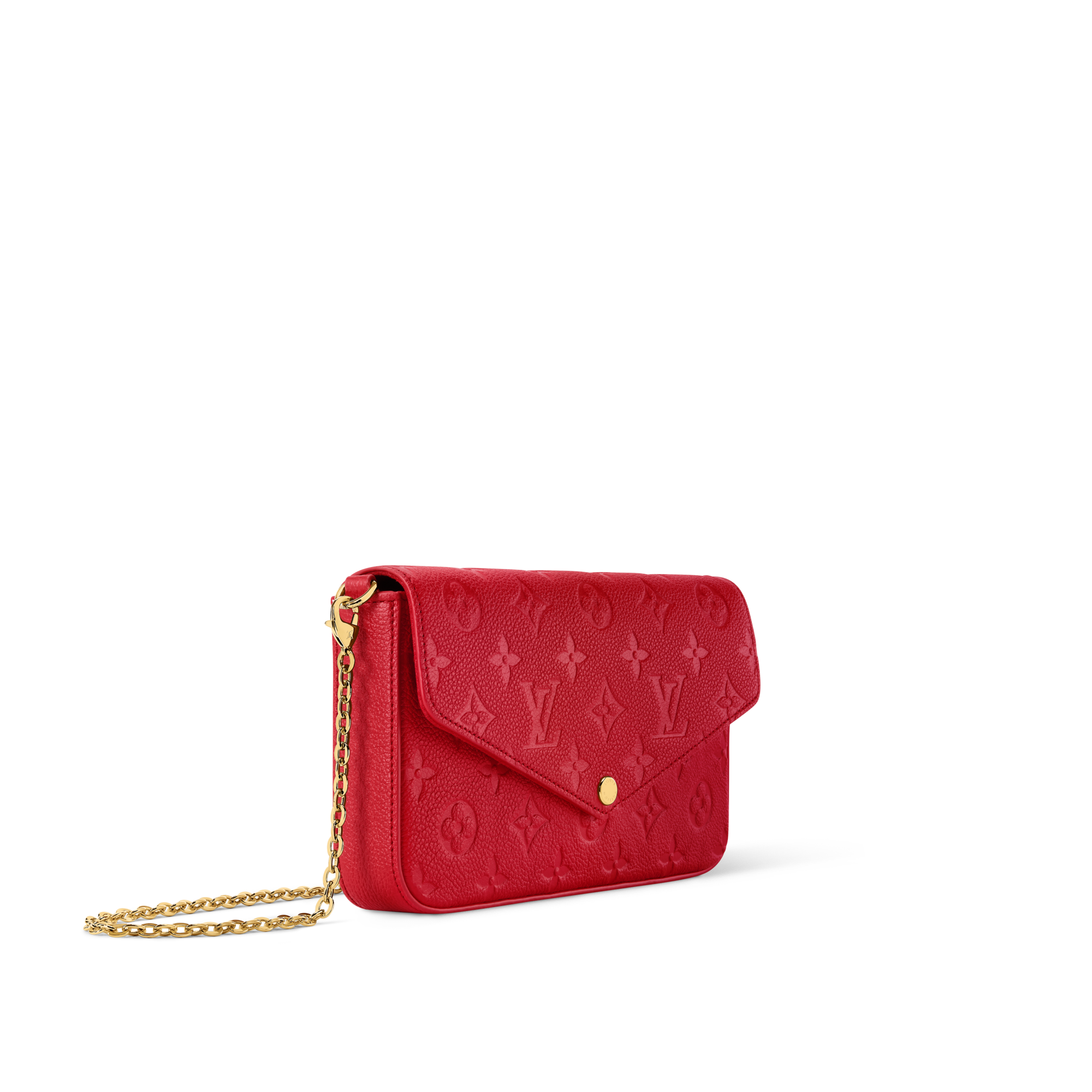 Monogram Empreinte Leather Small Leather Goods Wallets on Chain and Nano Bags Pochette Félicie | Louis Vuitton ® (Product zoom)