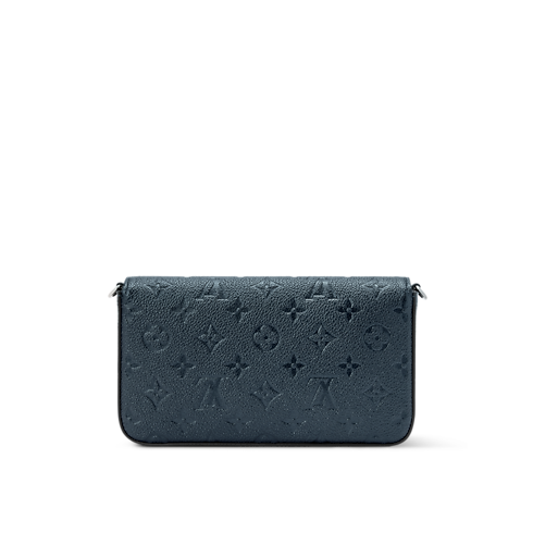 Monogram Empreinte Leather Small Leather Goods Wallets on Chain and Nano Bags Pochette Félicie | Louis Vuitton ® (Product zoom)