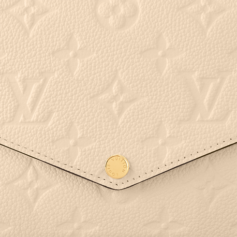 Monogram Empreinte Leather Small Leather Goods Wallets on Chain and Nano Bags Pochette Félicie | Louis Vuitton ® (Product zoom)