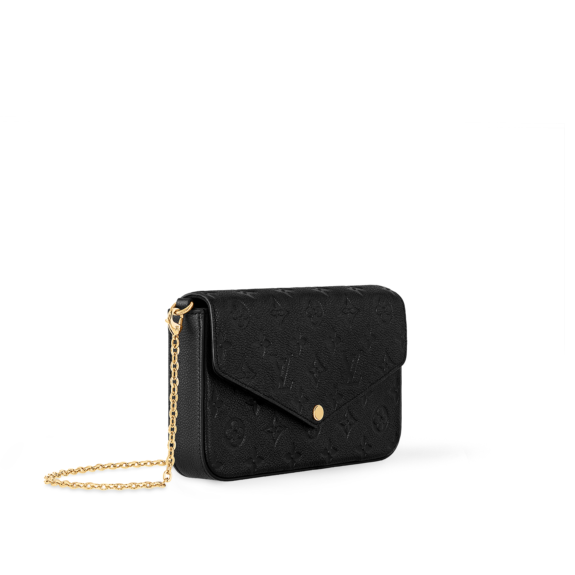 Monogram Empreinte Leather Small Leather Goods Wallets on Chain and Nano Bags Pochette Félicie | Louis Vuitton ® (Product zoom)