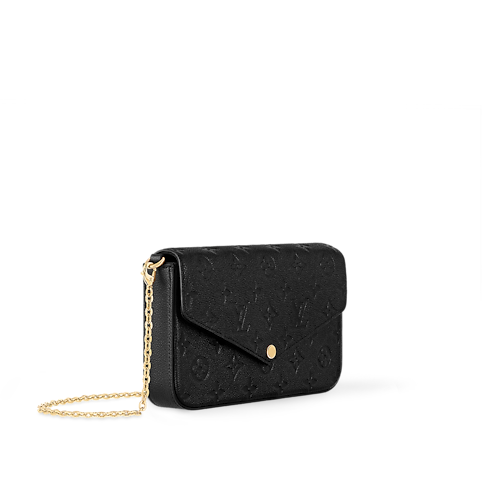 Monogram Empreinte Leather Small Leather Goods Wallets on Chain and Nano Bags Pochette Félicie | Louis Vuitton ® (Product zoom)
