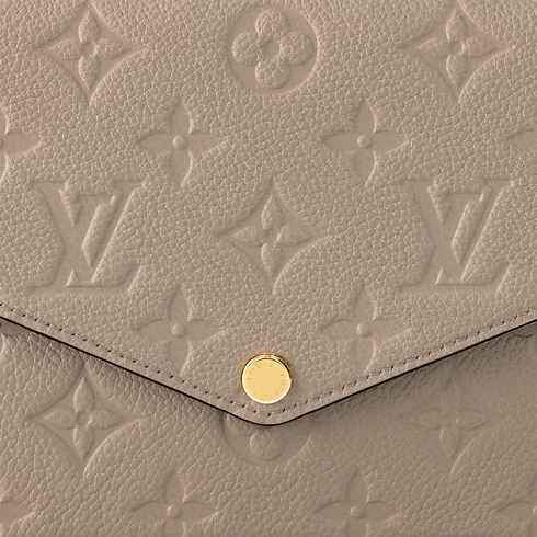 Monogram Empreinte Leather Small Leather Goods Wallets on Chain and Nano Bags Pochette Félicie | Louis Vuitton ® (Product zoom)