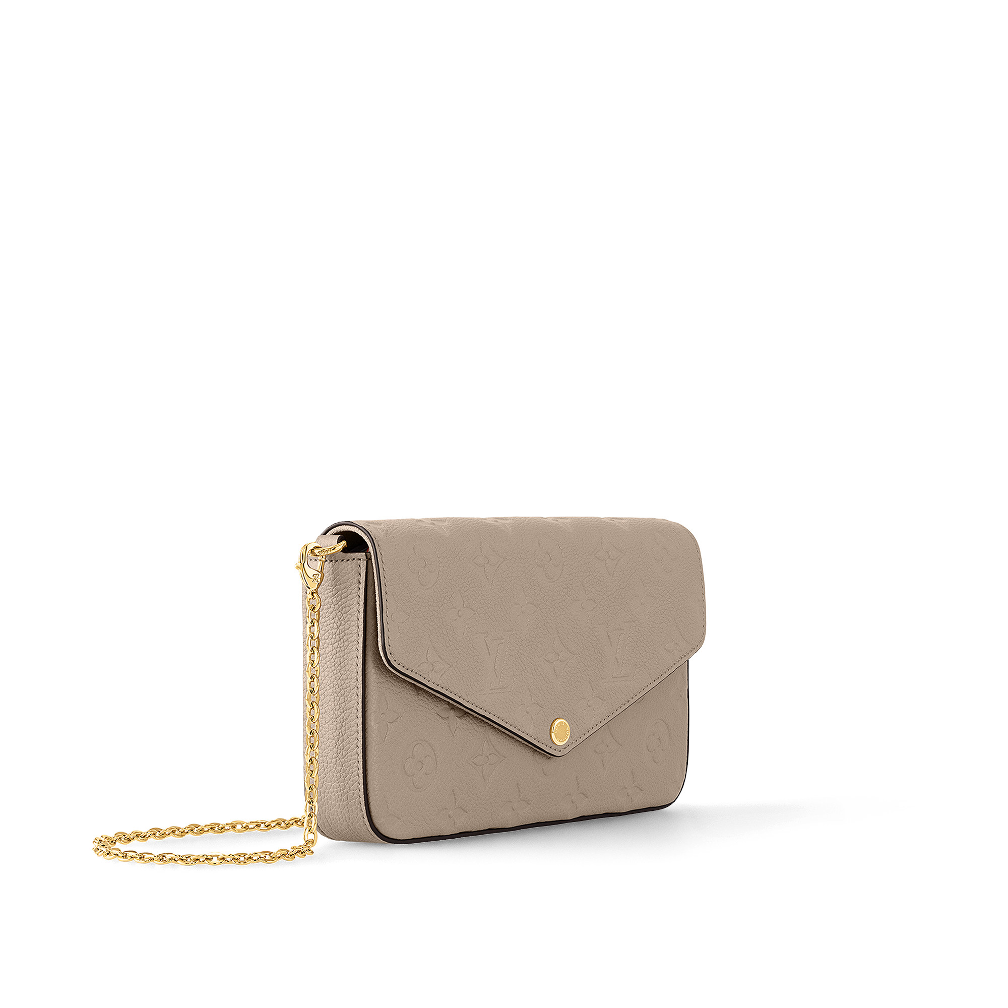 Monogram Empreinte Leather Small Leather Goods Wallets on Chain and Nano Bags Pochette Félicie | Louis Vuitton ® (Product zoom)