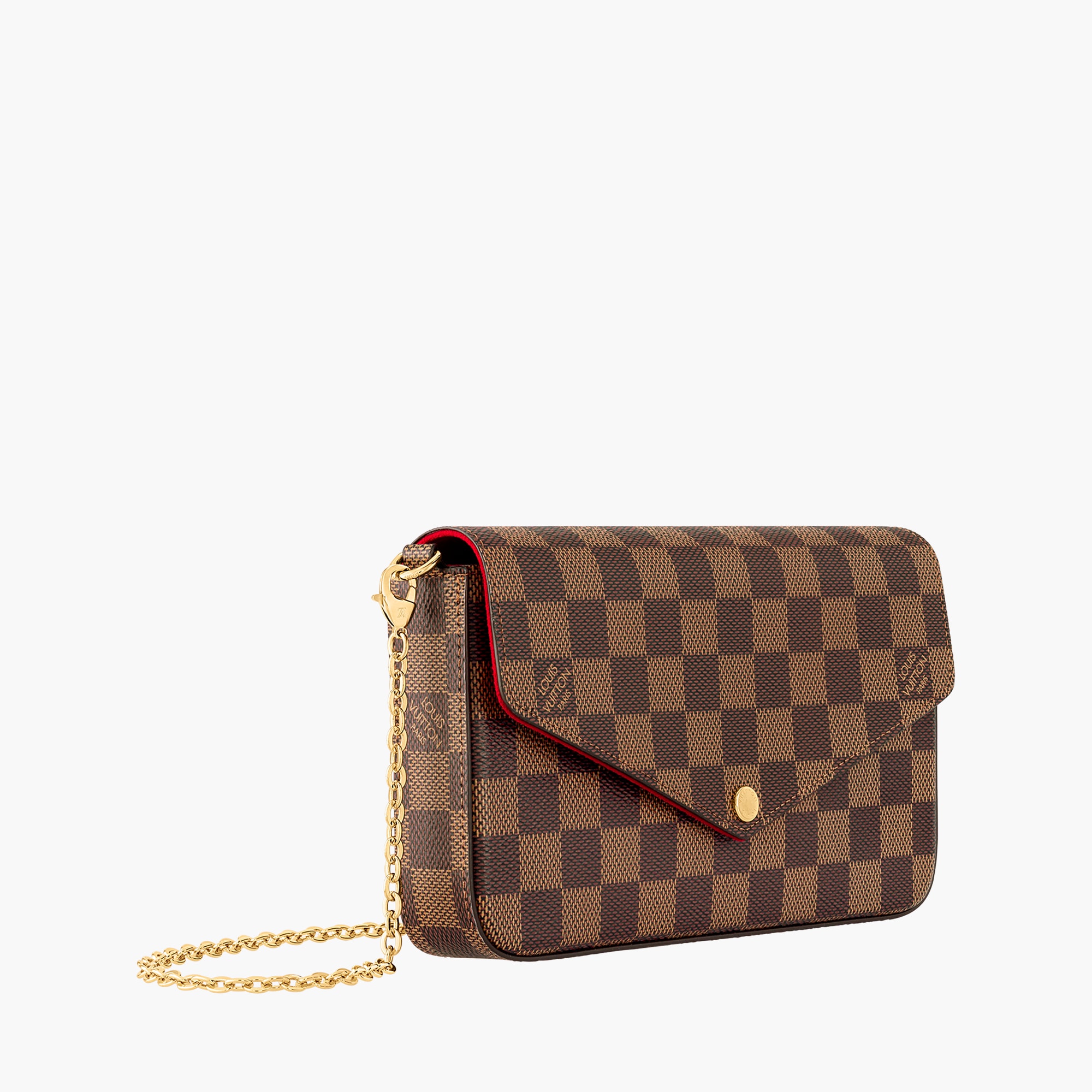 Pochette Félicie Damier Ebene Women Small Leather Goods